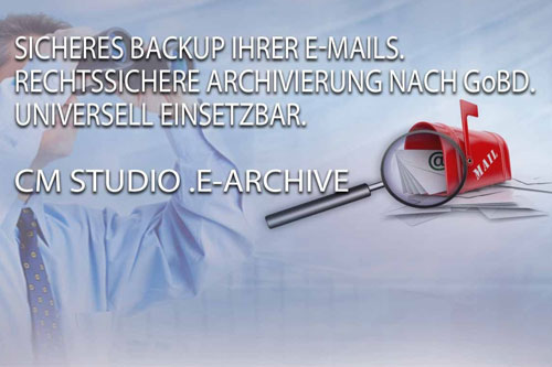 E-Mail Archivierung mit 
CM STUDIO .E-ARCHIVE